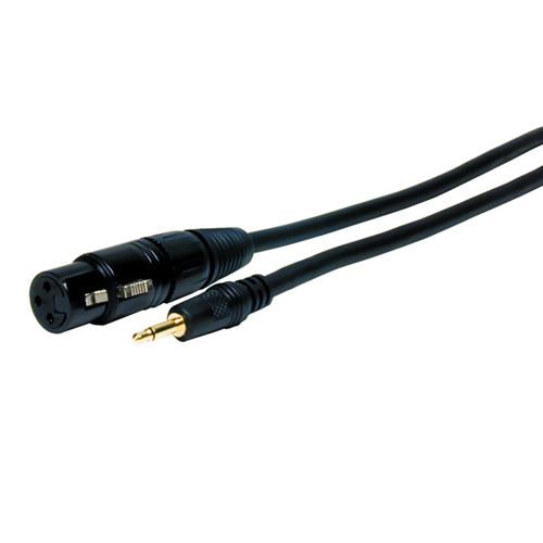 XLRJ-MPS-6ST - Comprehensive 6FT XLR JACK TO STEREO 3.5MM