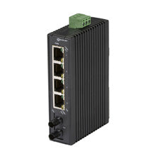 FAST ETHERNET HARDENED TEMPERATURE SWITCH(4)10/100-MBPS COPPER RJ45,(1)100-MBPS