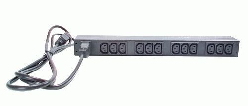 BASIC RACK 1U - POWER DISTRIBUTION STRIP - RACK-MOUNTABLE - AC 208/230 V - 12 X