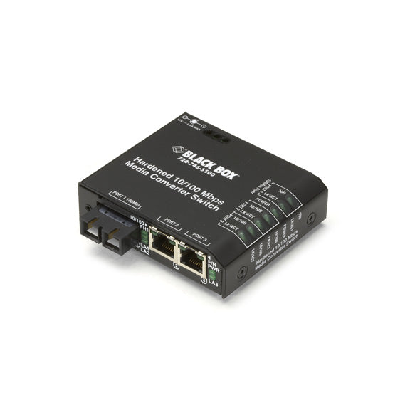 FAST ETHERNET HARDENED TEMPERATURE SWITCH(2)10/100-MBPS COPPER RJ45,(1)100-MBPS