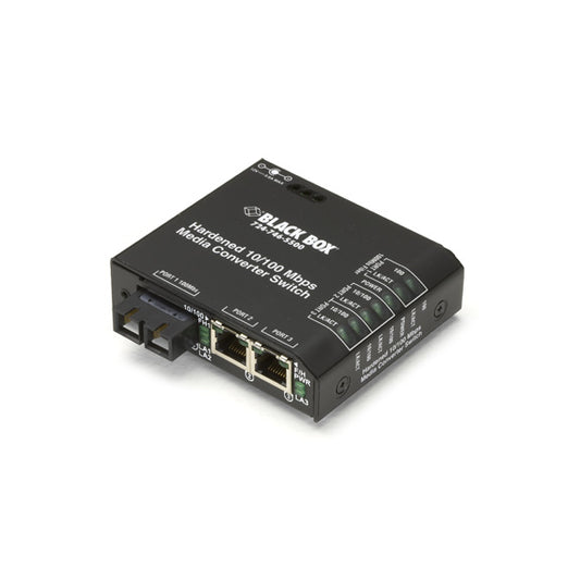 FAST ETHERNET HARDENED TEMPERATURE SWITCH(2)10/100-MBPS COPPER RJ45,(1)100-MBPS