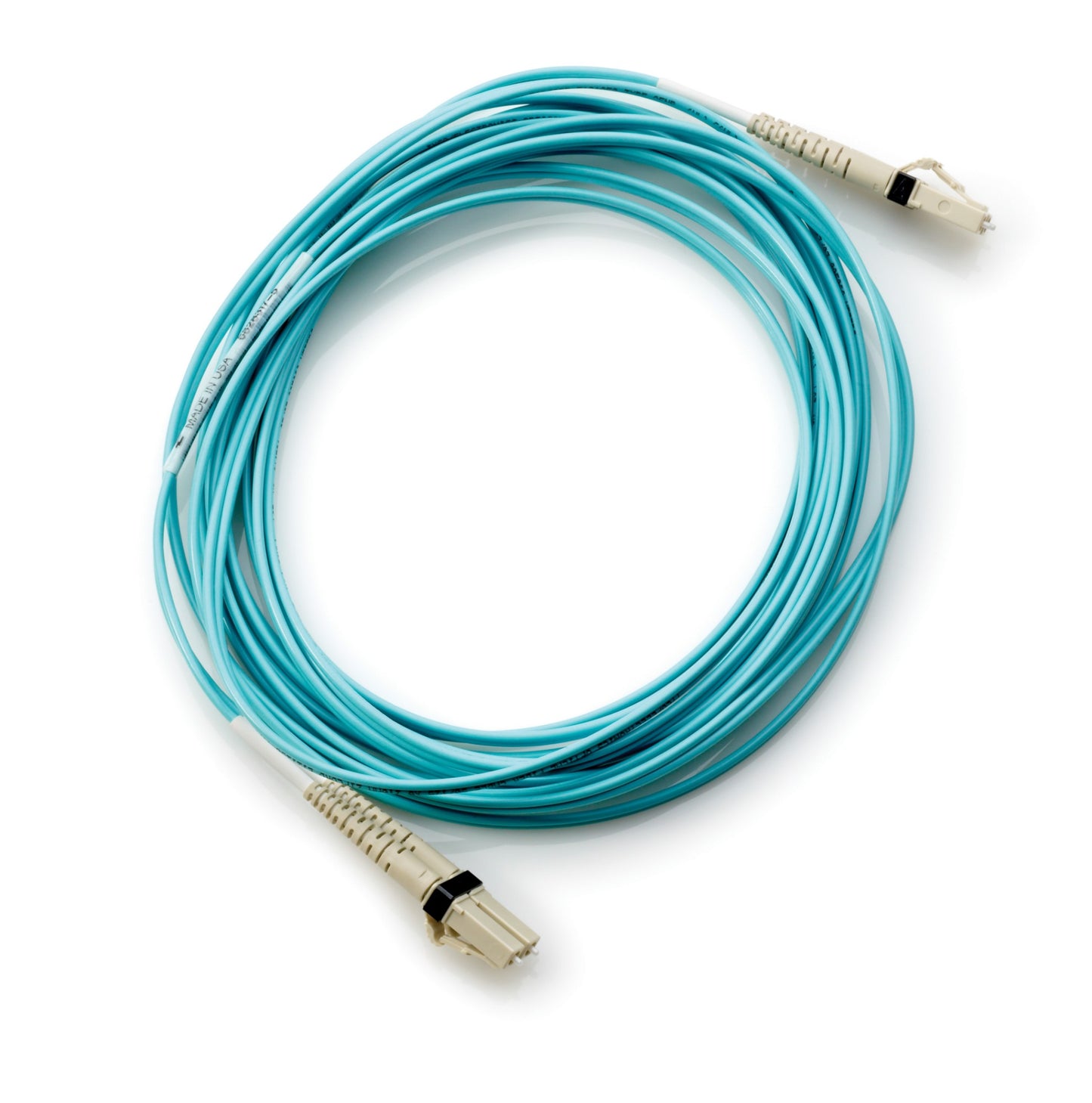 Hewlett Packard Enterprise AJ833A fiber optic cable 19.7" (0.5 m) LC Blue