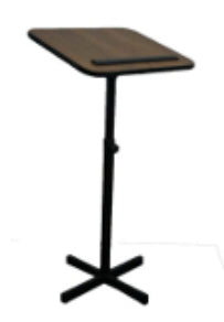 W330-WT - AmpliVox XPEDITER ADJUSTABLE LECTERN STAND - WT