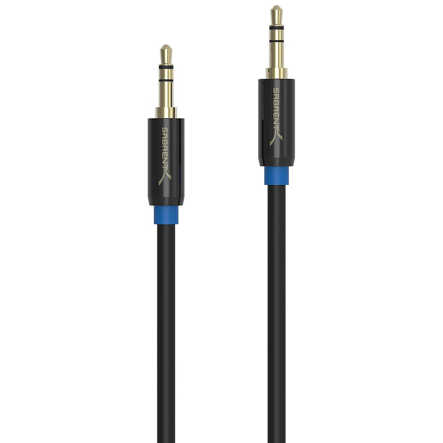 Sabrent CB-AUXS-PK100 audio cable 11.8" (0.3 m) 3.5mm Black