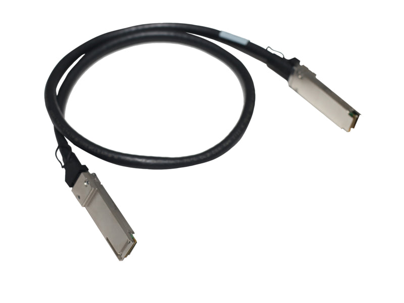 Hewlett Packard Enterprise R1N34A fiber optic cable 19.7" (0.5 m) QSFP28 DAC Black