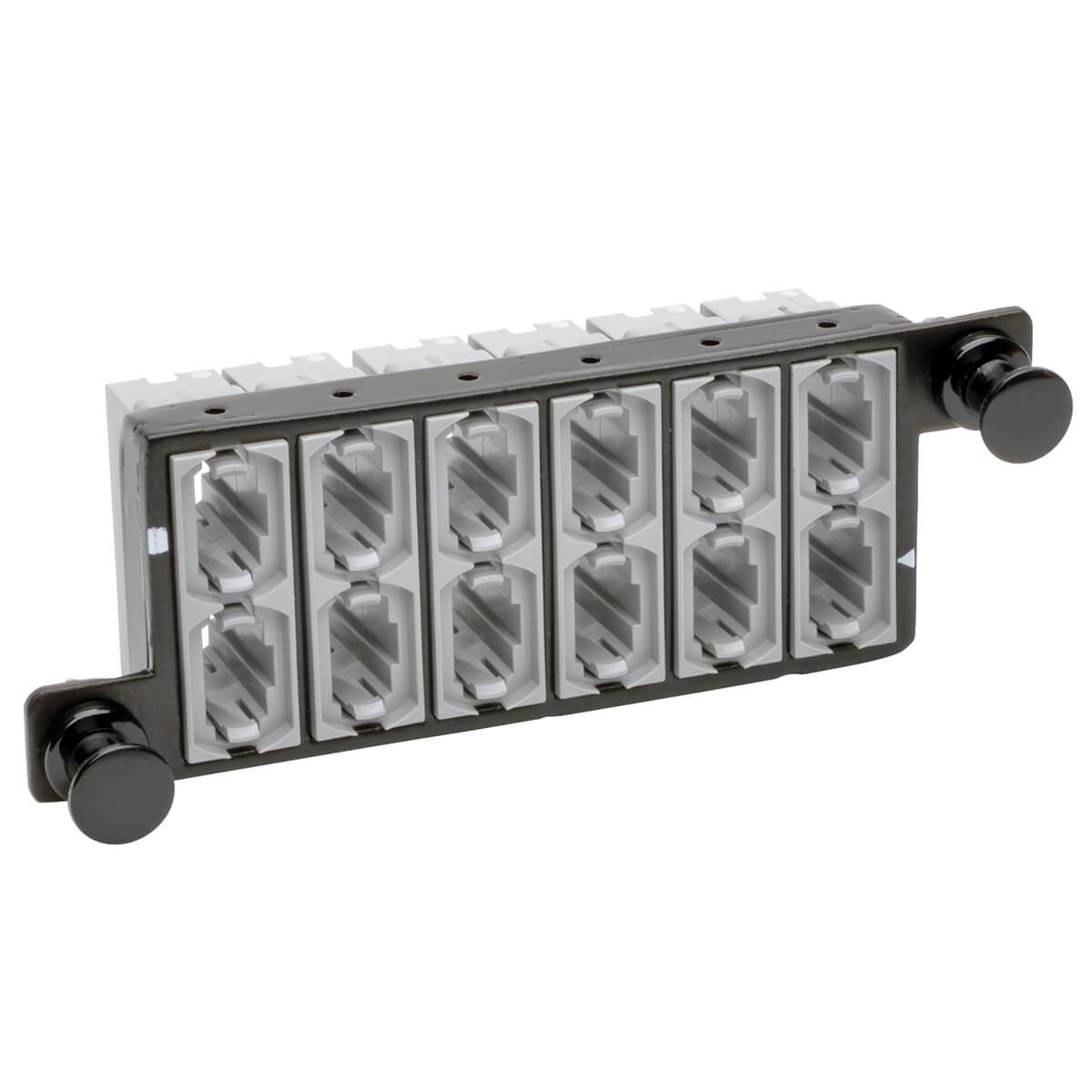 12-FIBER PATCH PANEL MTP/MTO X 12 40GB PASS THROUGH CASSETTE