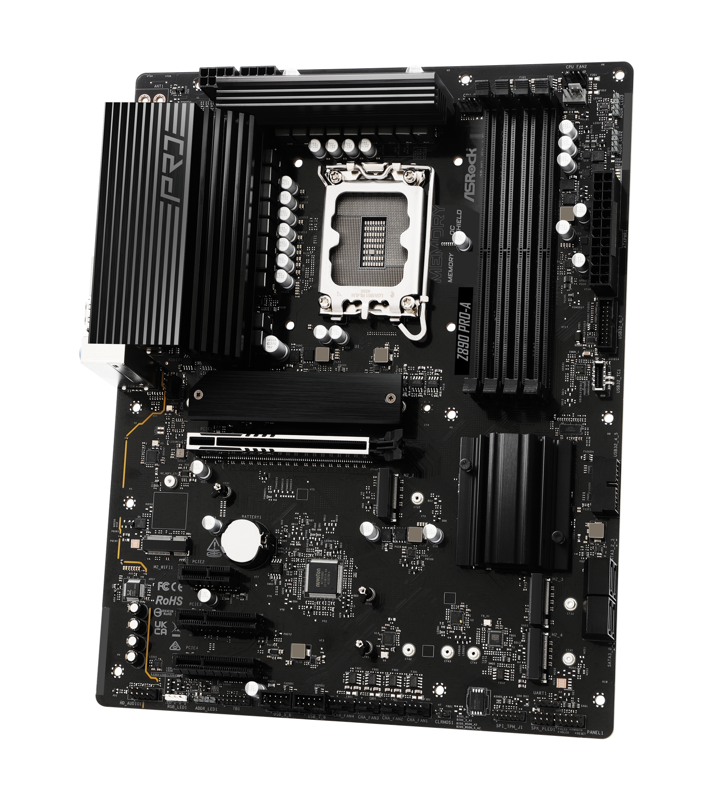90-MXBP50-A0UAYZ - ASRock Z890 Pro-A LGA 1851 ATX Motherboard