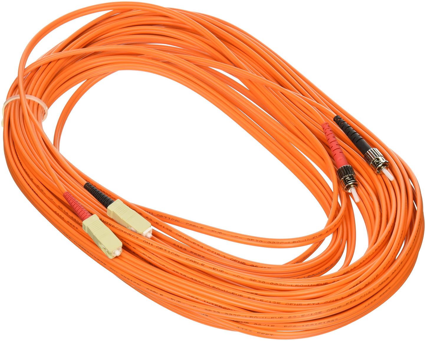 C2G 15m USA SC/ST Duplex 62.5/125 Multimode Fiber Patch Cable fiber optic cable 590.6" (15 m) Orange