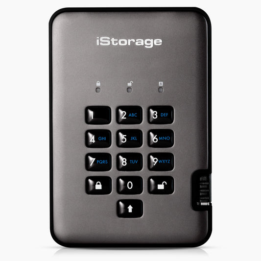IS-DAP2-256-4000-C-X - iStorage DISKASHUR PRO2 256-BIT 4TB FIPS CERTIFIED