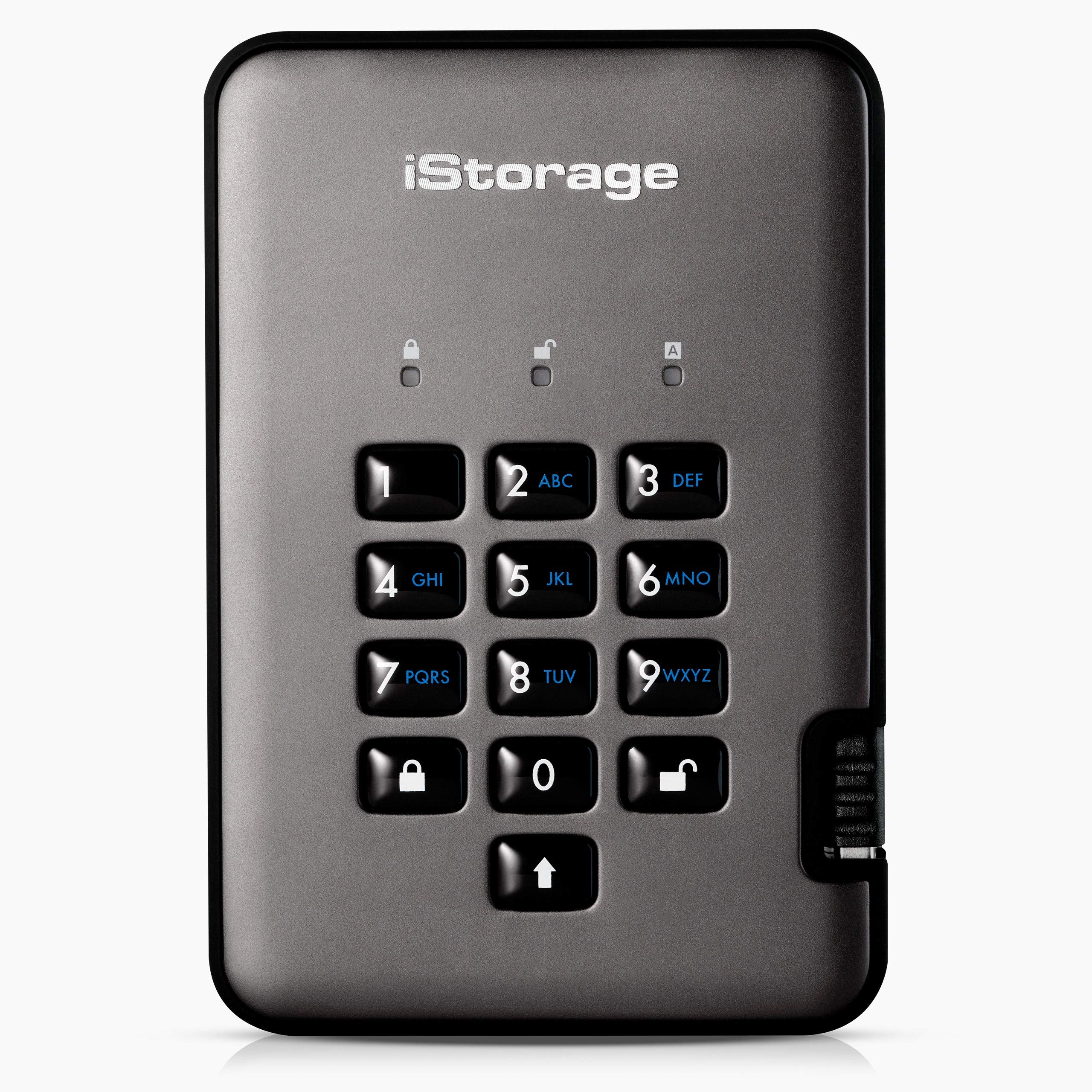 IS-DAP2-256-SSD-2000-C-X - iStorage DISKASHUR PRO2 SSD 256-BIT 2TB FIPS CERTIFIED