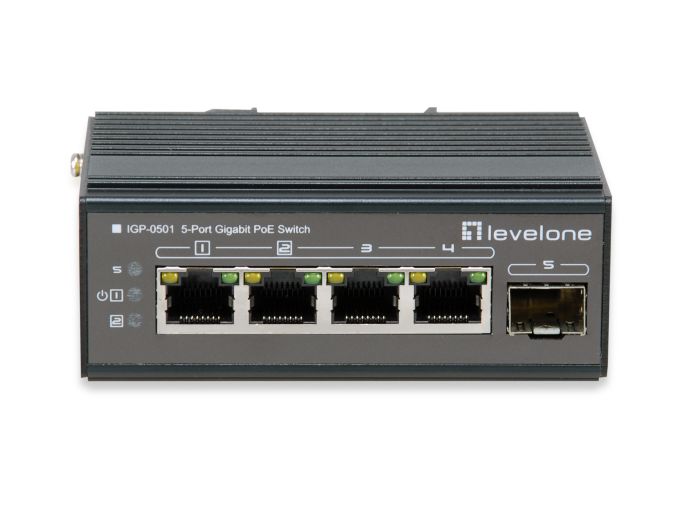 IGP-0501 - LevelOne 5-Port Gigabit Industrial Switch