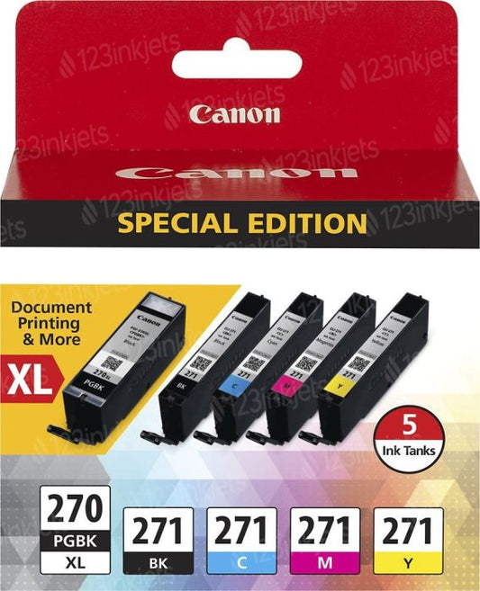 0319C006 - Canon PGI 270 XL /CLI 271 Black/Color Ink Cartriges