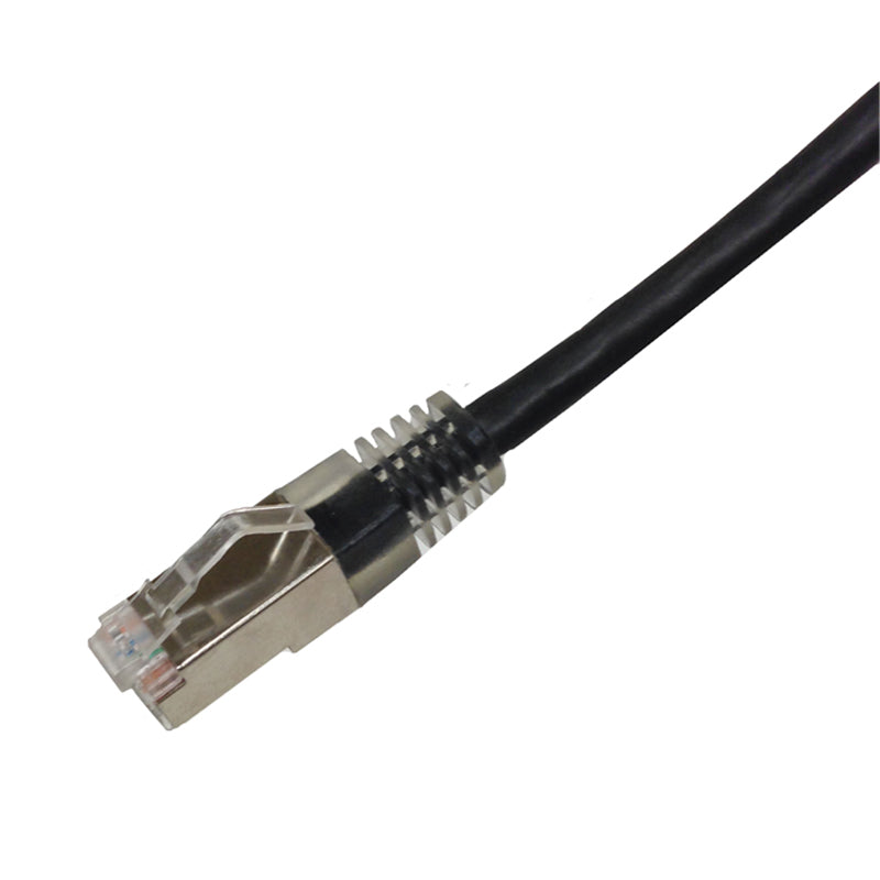 90-C6ABS-20BK - Weltron 20 CAT6A FTP BOOTED PATCH CABLE WELTRON PATCH BLACK