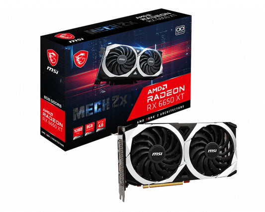 MSI Radeon RX 6650 XT MECH 2X 8G OC AMD 8 GB GDDR6