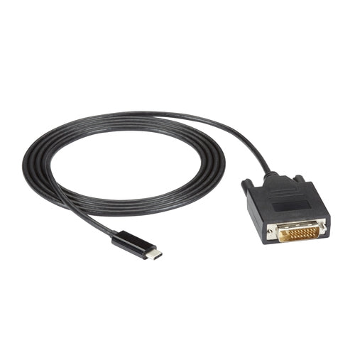 VA-USBC31-DVID-006 - Black Box USB-C ADAPTER CABLE - USB-C TO DVI ADAPTER, 1080P @ 60HZ, DP 1.2 ALT MODE, 6-FT.