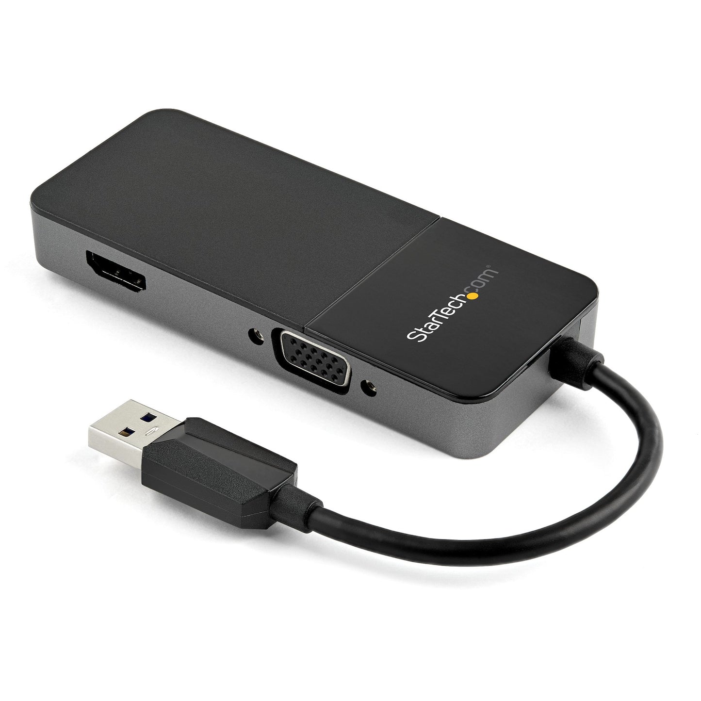 USB-A 3.0 (5GBPS) TO HDMI AND VGA DUAL MONITOR VIDEO DISPLAY ADAPTER / HDMI 4K 3