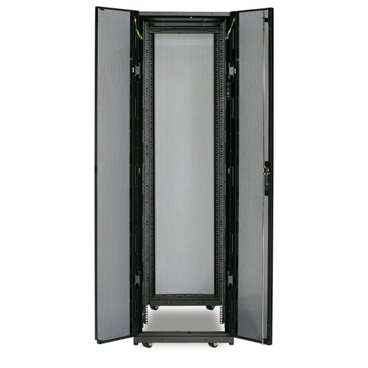 NETSHELTER SX 42U 600MM WIDE X 1070MM DEEP ENCLOSURE WITHOUT SIDES BLACK