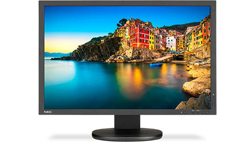 NEC MultiSync P243W-BK computer monitor 24.1" 1920 x 1200 pixels Full HD+ LCD Black