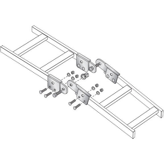 LADDER RACK ADJUSTABLE BUTT SPLICE KIT, GSA, TAA