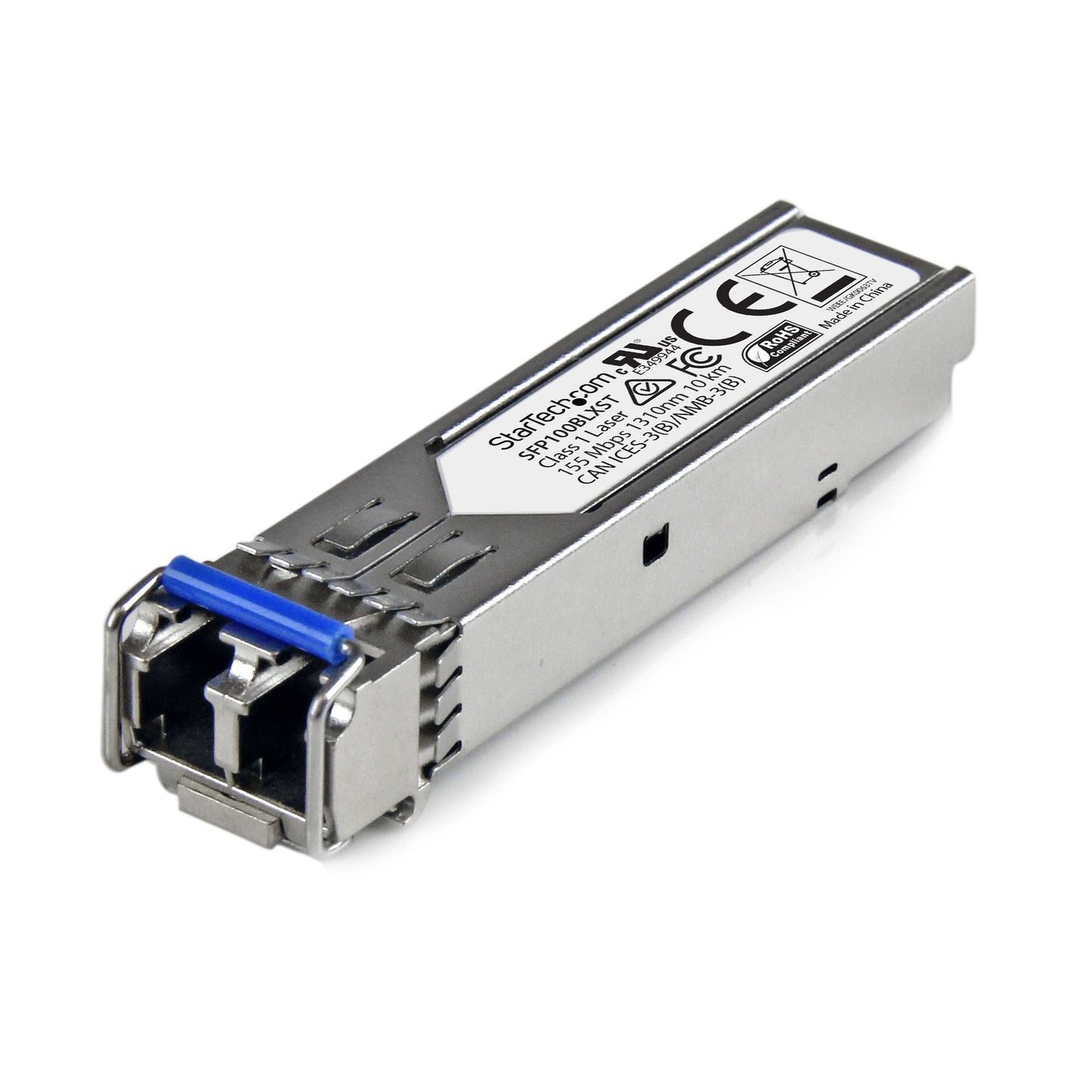 StarTech.com SFP100BLXST network transceiver module Fiber optic 155 Mbit/s SFP 1310 nm