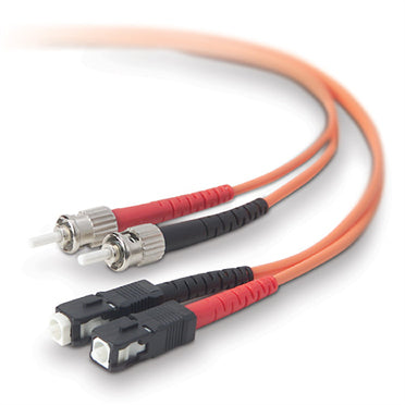 Belkin 3m ST - SC fiber optic cable 118.1" (3 m) OFC Orange