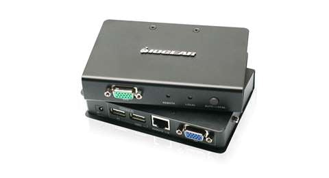 GCE500U - iogear USB VGA KVM CONS EXTD-ACCESS PC UP TO 500FT