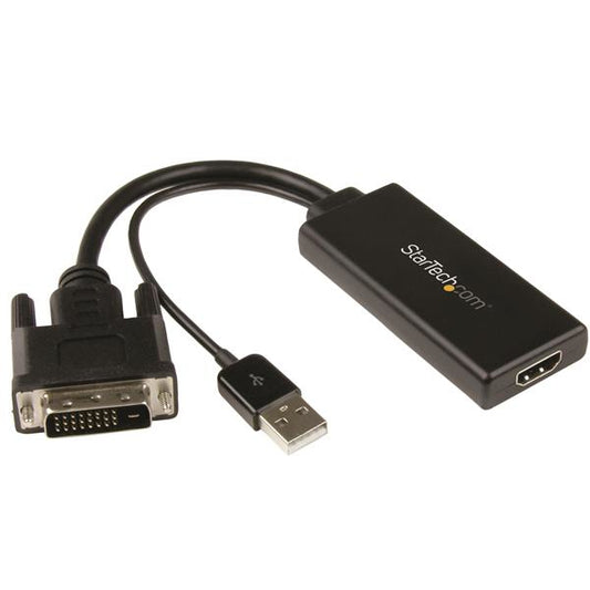 CONNECT AN HDMI DISPLAY OR PROJECTOR TO YOUR DVI-D COMPUTER, WITH AUDIO AND POWE