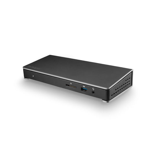 StarTech.com TB3DOCK2DPPD notebook dock/port replicator Wired USB 3.2 Gen 1 (3.1 Gen 1) Type-C Black