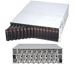 SYS-5038MR-H8TRF - Supermicro SUPER SERVER-INTEL, 3U MICROCLOUD SYSTEM, X10SRD-F, 938BH-R1620BP, BLACK