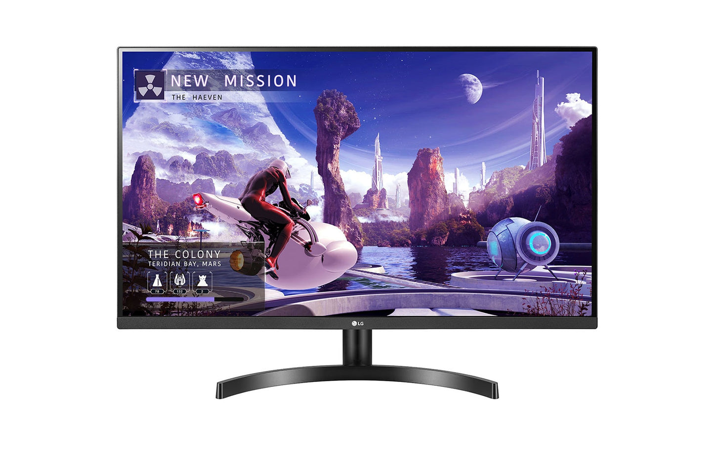 LG 32QN650-B computer monitor 32" 2560 x 1440 pixels Quad HD LED Black