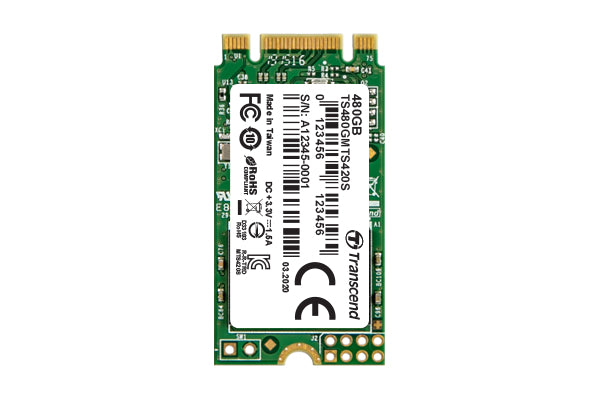 Transcend 420S M.2 480 GB Serial ATA III 3D NAND