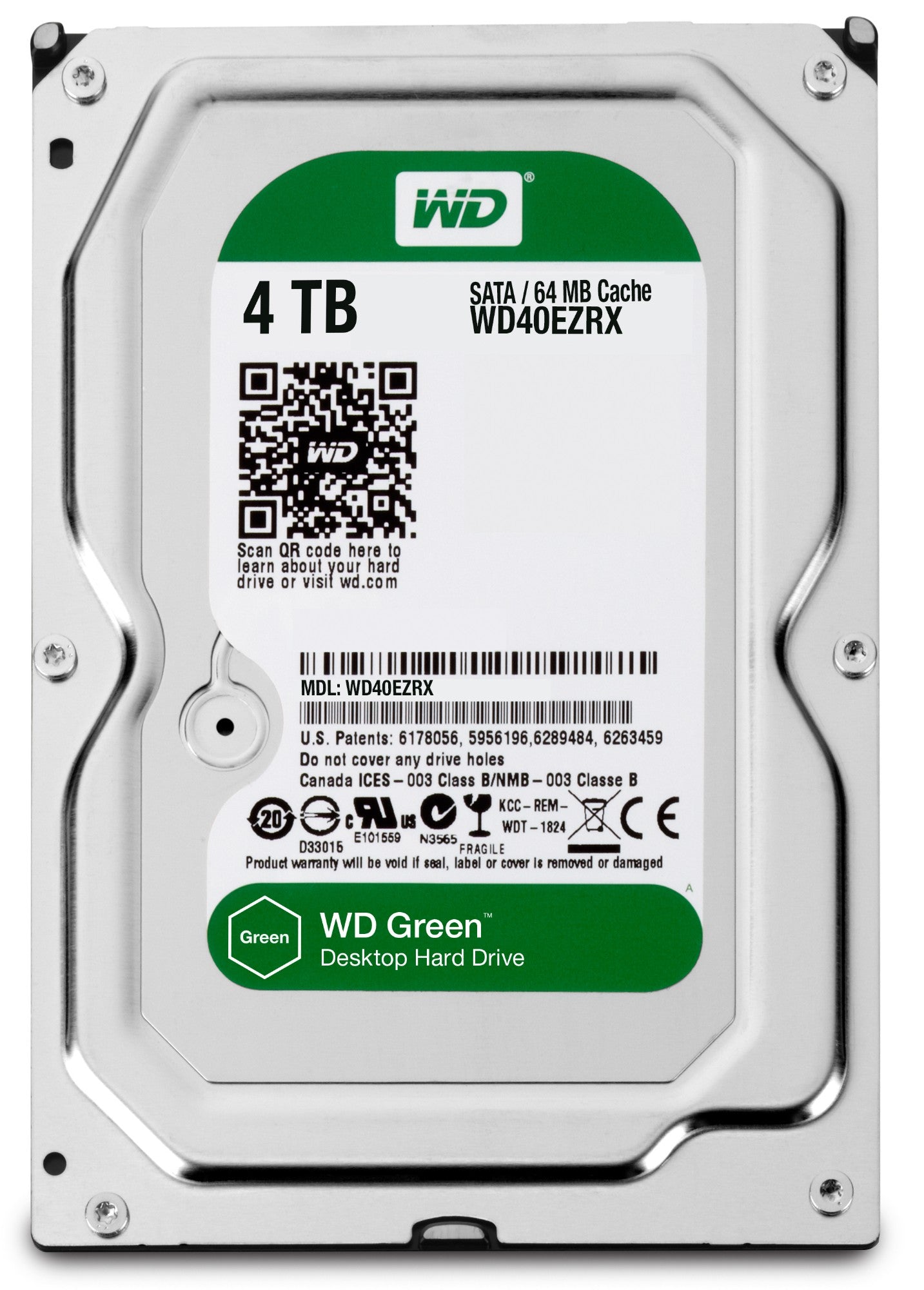 Western Digital Green 4TB 3.5" 4000 GB Serial ATA III