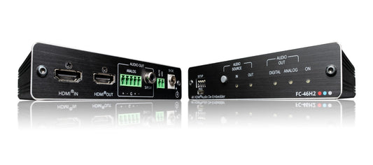 40-000090 - Kramer Electronics THE FC-46H2 IS A PROFESSIONAL HDMI AUDIO DE-EMBEDDER FOR HDMI SIGNALS UP TO 4K@6