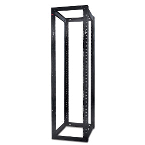 AR204A - NETSHELTER 4 POST OPEN FRAME RACK - BLACK