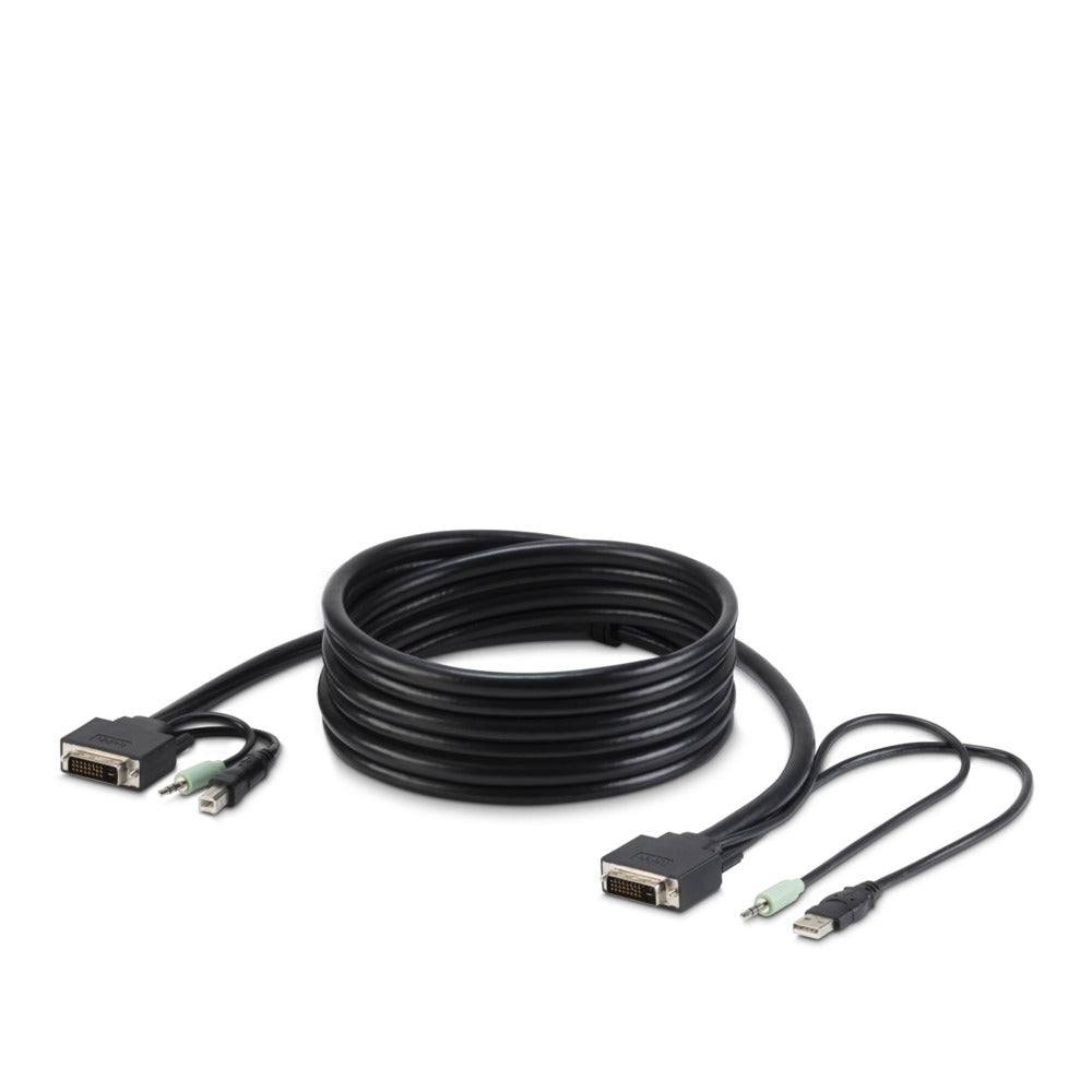 DVI-D + USB A/B + AUDIO COMBO CABLE,SINGLE-HEAD DVI-D TO DVI-D WITH USB AND AUDI