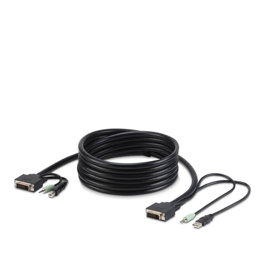 DVI-D + USB A/B + AUDIO COMBO CABLE,SINGLE-HEAD DVI-D TO DVI-D WITH USB AND AUDI