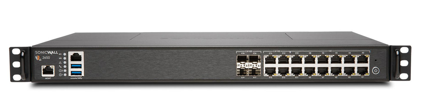 SonicWall NSa 2650 + Advanced Edition (3 Years) hardware firewall Desktop 3000 Mbit/s