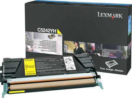 C5242YH Toner yellow, 5K pages @ 5% coverage