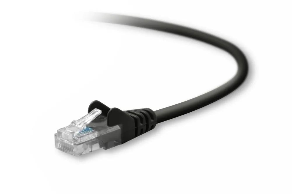 A3L791-30-BLK-S - Belkin PATCH CABLE - RJ-45 (M) - RJ-45 (M) - 30 FT - ( CAT 5E ) - BLACK