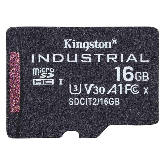 16GB MICROSDHC INDUSTRIAL C10 A1 PSLC CARD SINGLE PACK W/O ADAPTER