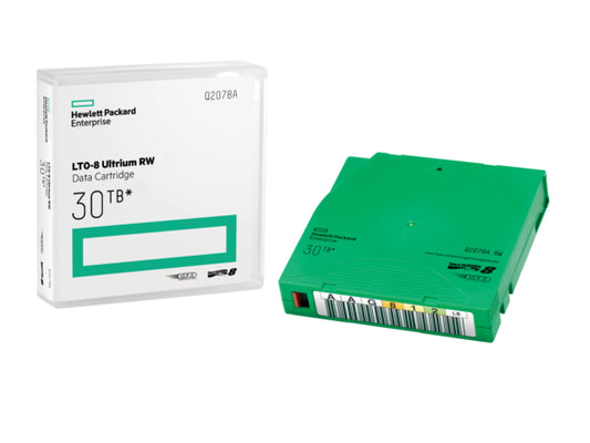 Hewlett Packard Enterprise LTO-8 Ultrium 30TB RW Data Cartridge Blank data tape 12000 GB 0.5" (1.27 cm)