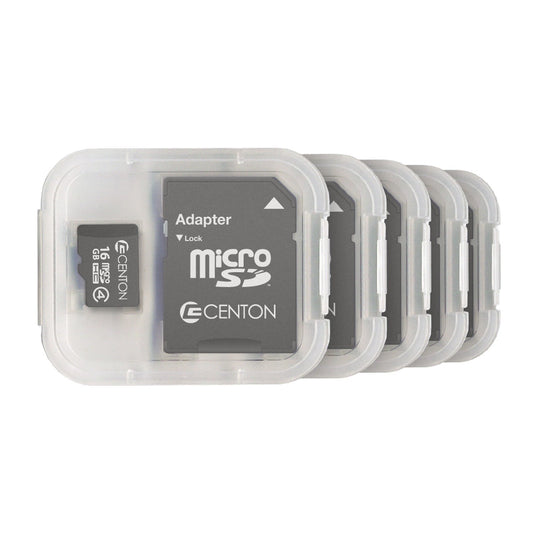 S1-MSDHC4-16G5PK - Centon CENTON 16GB MICRO SDHC CLASS 4 5PK