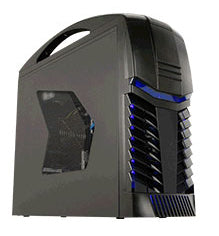 CHASSIS, (EOL)BLACK SC732G GAMING CHASSIS W/ 900W POWER SUPPLY, BLACK