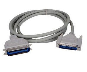 PARALLEL CABLE - 25 PIN D-SUB (DB-25) - MALE - 36 PIN CENTRONICS - MALE - 10 FEE