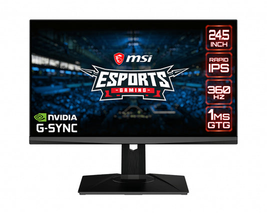 OCULUX NXG253R,1080P,  24.5INCH, 360HZ REFRESH, 1MS RESPONSE TIME, NVIDIA G-SYNC