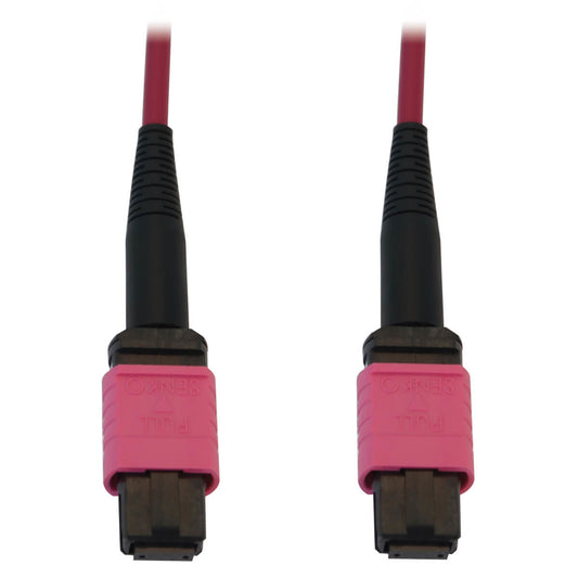 Tripp Lite N845B-20M-12-MG fiber optic cable 787.4" (20 m) MPO/MTP OFNR OM4 Black, Magenta