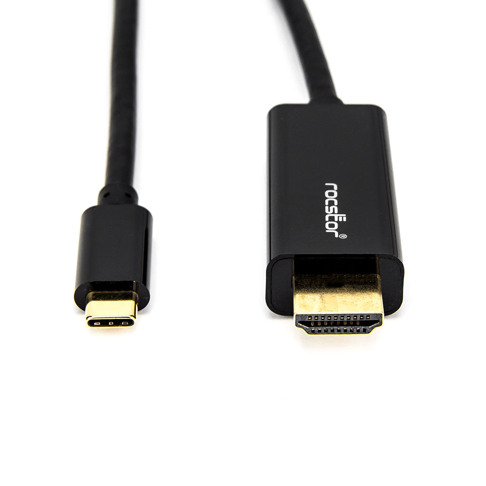 Y10C166-B1 - Rocstor 6 FT USB-C MALE TO HDMI MALE CABLE - SU