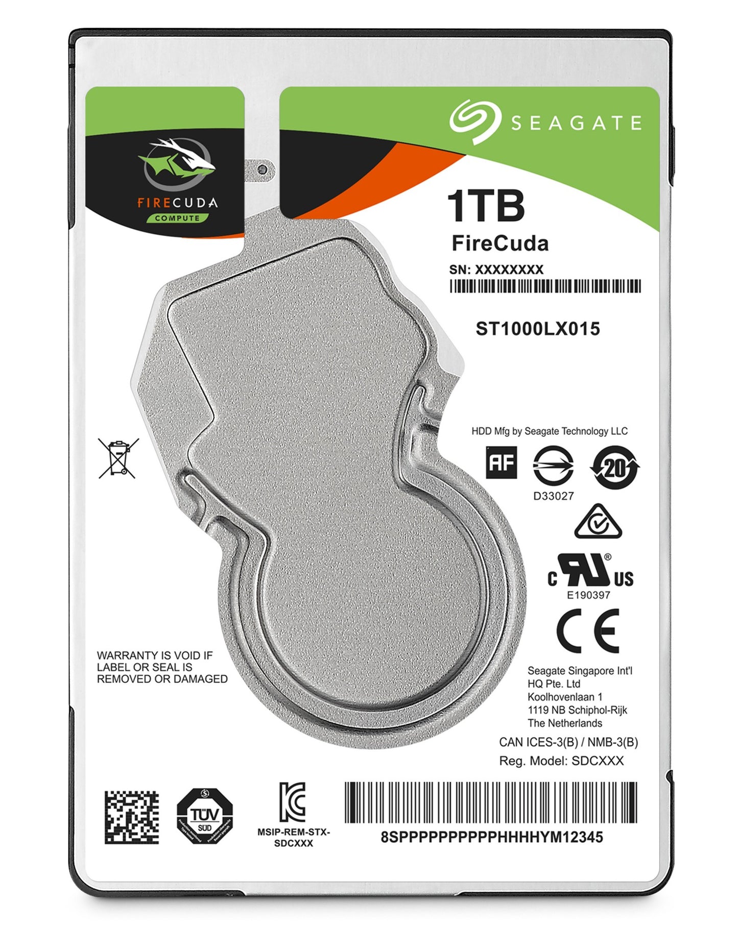 Seagate FireCuda 2.5" 2.5" 1000 GB Serial ATA III