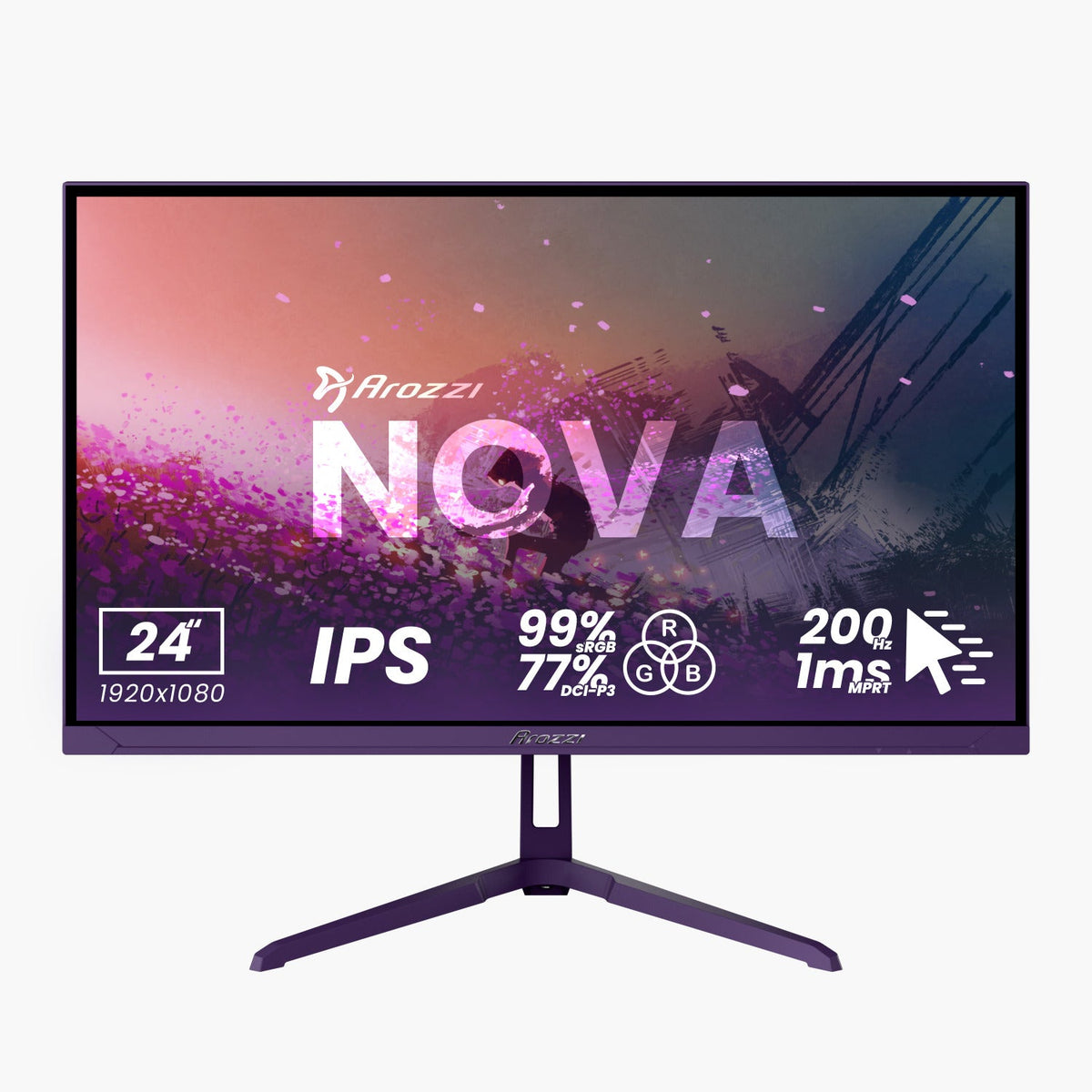AZ-NO-32T2K180-PP - Arozzi PCB Nova 32'' IPS lila Flat-Screen Monitor