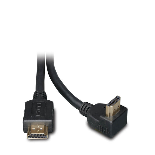 6FT HIGH SPEED HDMI CABLE DIGITAL VIDEO WITH AUDIO RIGHT ANGLE CONNECTOR 4K X 2K